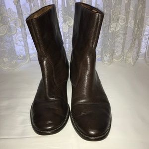 Cole Haan Slip on short leather booties